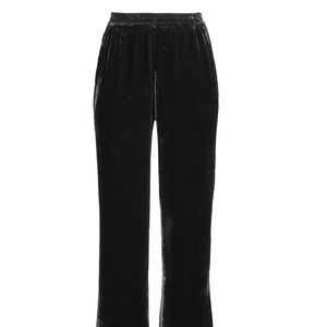 Elie Tahari Velvet Flared Leg Pants